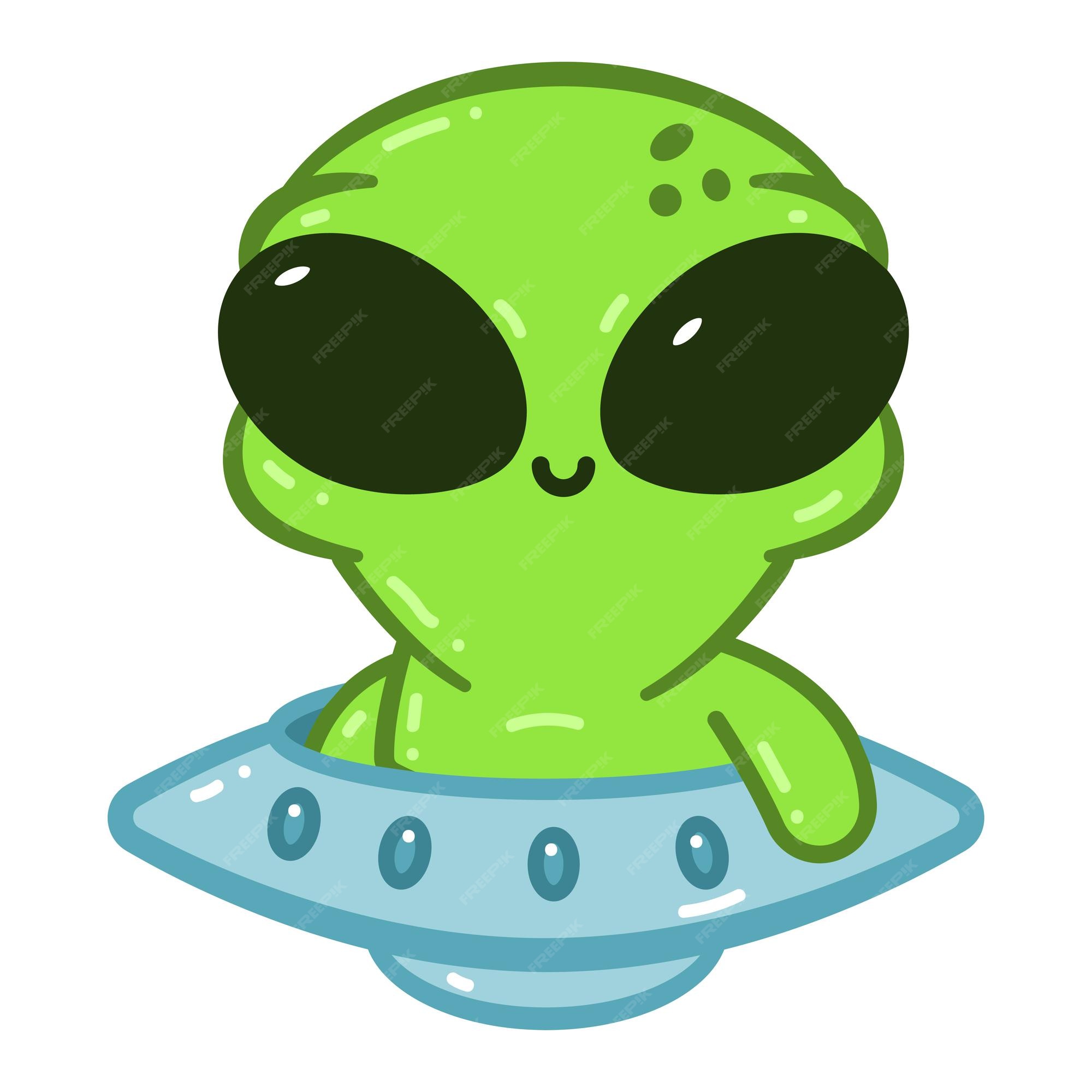 Ícone Alienígena, Desenho Animado Alienígena Ilustração Stock - Ilustração  de extraterrestre, fofofo: 159557517