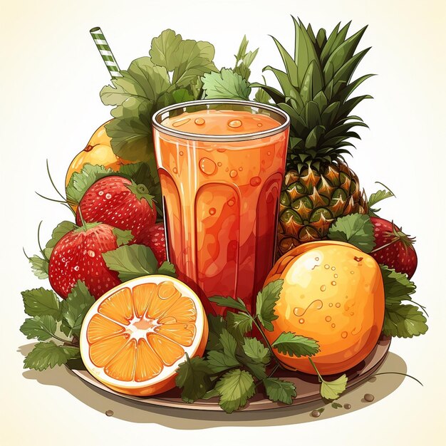 Vetor beber suco líquido fresco vetor de frutas bebida de laranja isolada ilustração saudável alimentos