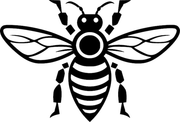 Bee logo vector de alta qualidade ilustração vetorial ideal para gráfico de tshirt