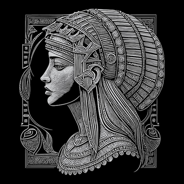 Bela cleópatra última faraó do egito conhecida por sua aparência marcante e proezas políticas