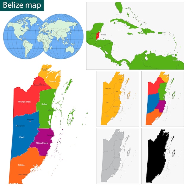 Belize mapa