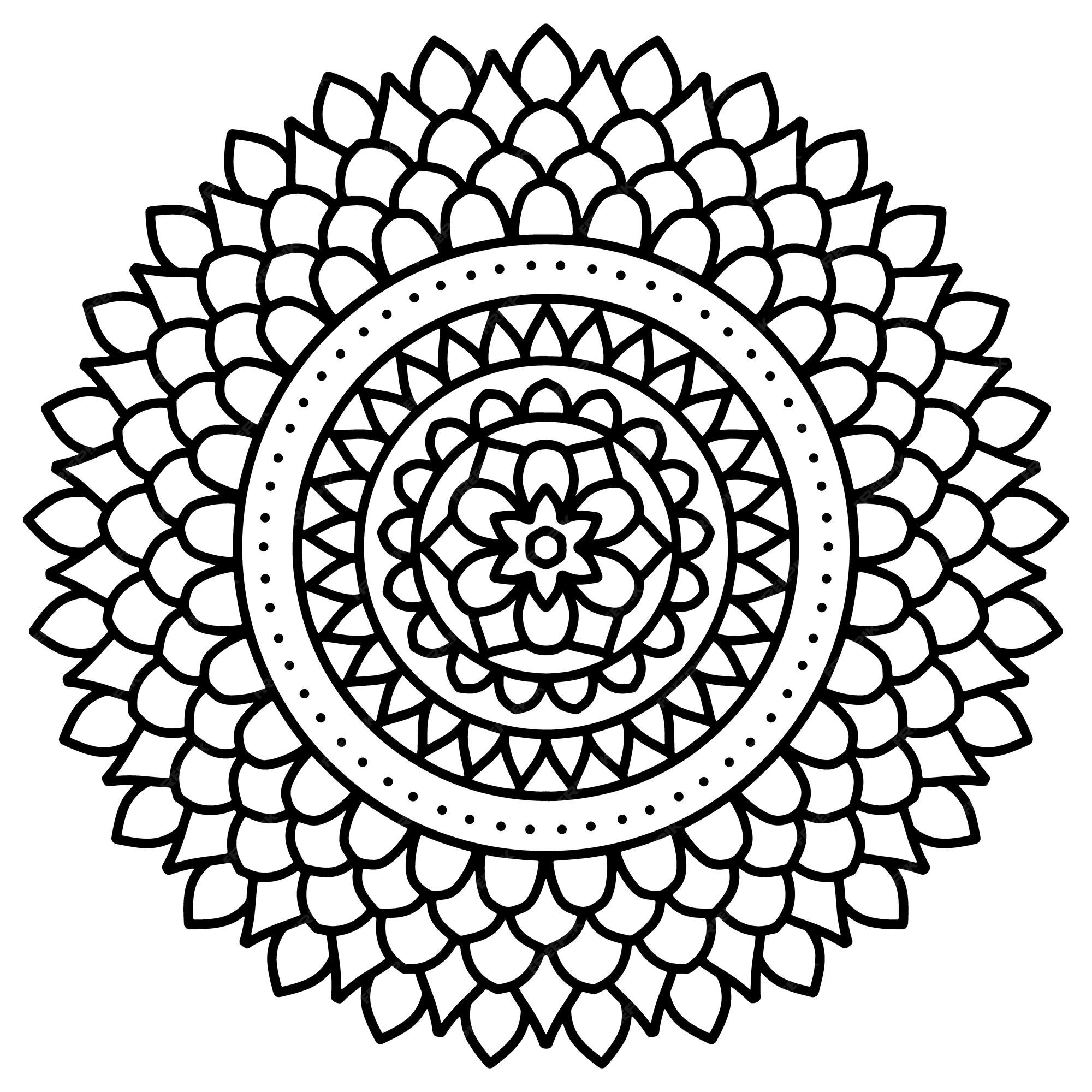 Mandalas-a-imprimer-54 - Mandalas - Just Color Crianças : Páginas para  colorir para crianças