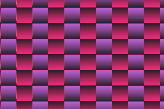 Belo design de padrão de textura quadrada na cor gradiente roxo rosa