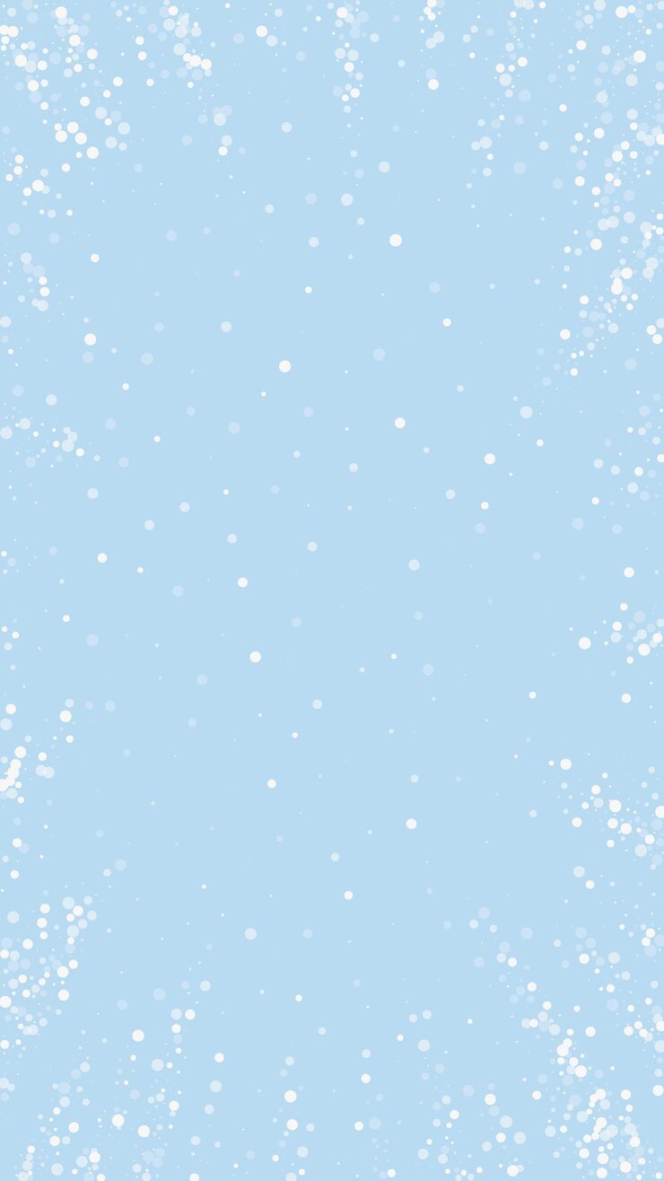 Vetor belo fundo de neve de natal subtiles flocos de neve voadores e estrelas em fundo de inverno azul claro belo modelo de sobreposição de neve ilustração vetorial vertical
