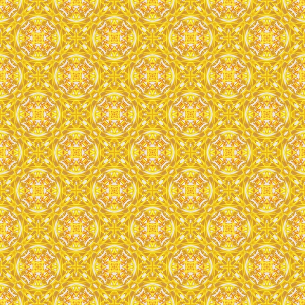 Vetor belo padrão tailandês cor amarelo ouro sem costura fundo ásia tecido arte moda ilustração ornamentado ornamentado estilo decorativo