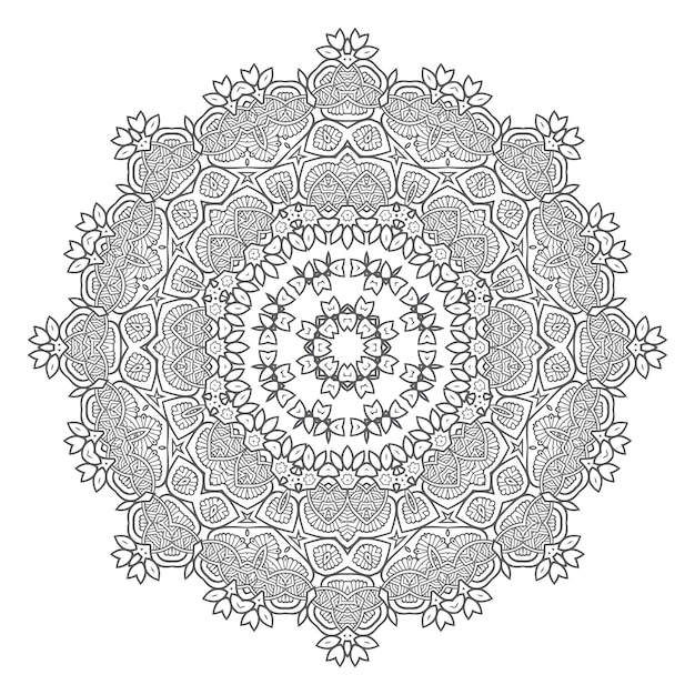 Belo vetor de mandala para design