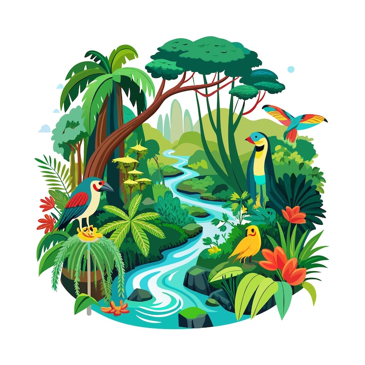 Vetor belos conceitos de ilustração vetorial de paisagens inspirados em lugares populares da terra