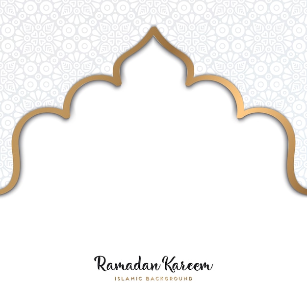 Belos desenhos de Ramadan Kareem com mandala