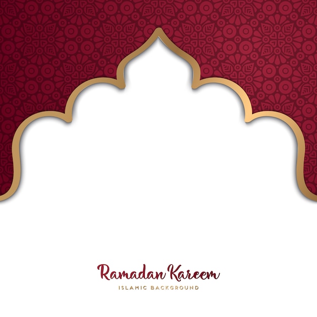 Belos desenhos de Ramadan Kareem com mandala