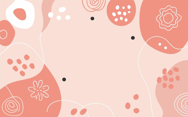 Belos padrões abstratos de fundo floral