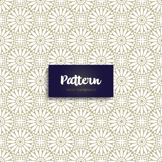 Belos padrões ornamentais sem costura