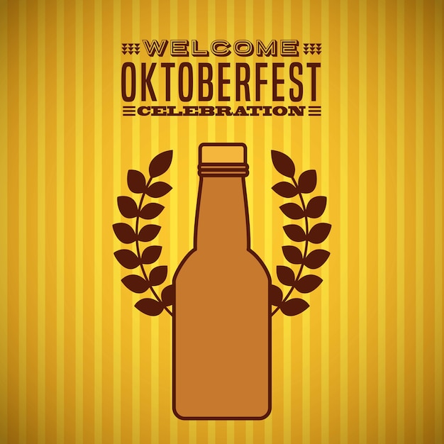 Bem-vindo festival de cerveja oktoberfest