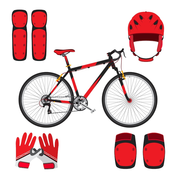 Bicicleta, bicicleta ou skate equipamento