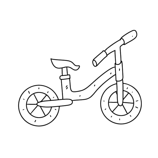 Desenho de Bicicleta infantil para Colorir - Colorir.com