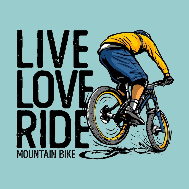 Vetor bicicletas de montanha