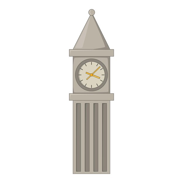 Vetor big ben em londres ícone ilustração de desenho animado do big ben em london ícone vetorial para design web