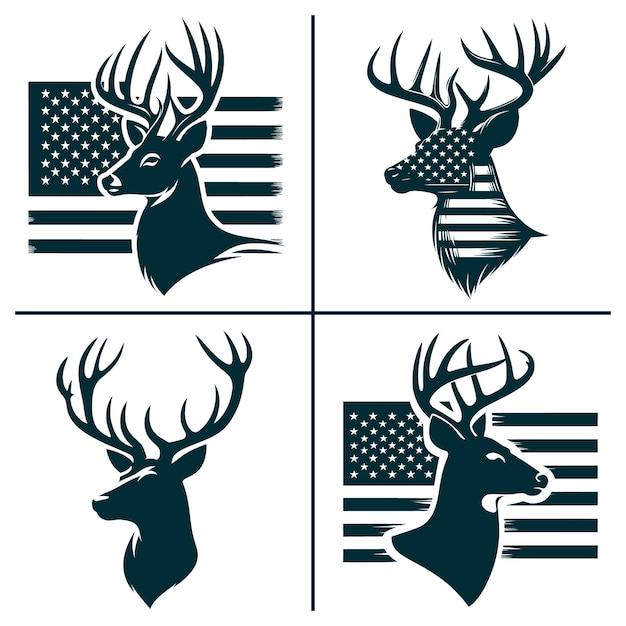 Big buck svg american hunting svg caça de veado svg camisa de veado arquivos de design