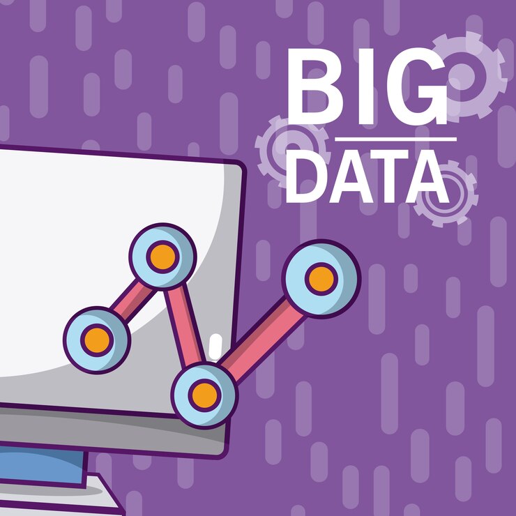 Vetor big data computer with statistics
