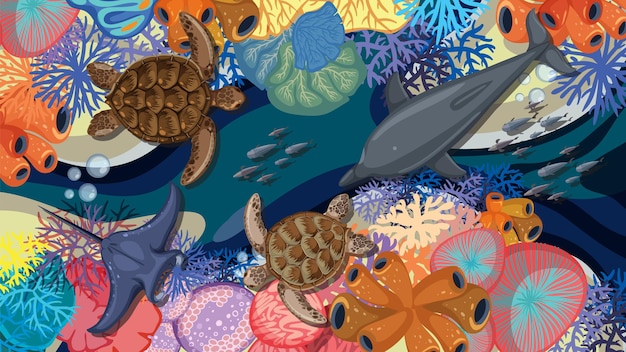 Biodiversidade subaquática Um ecossistema vibrante