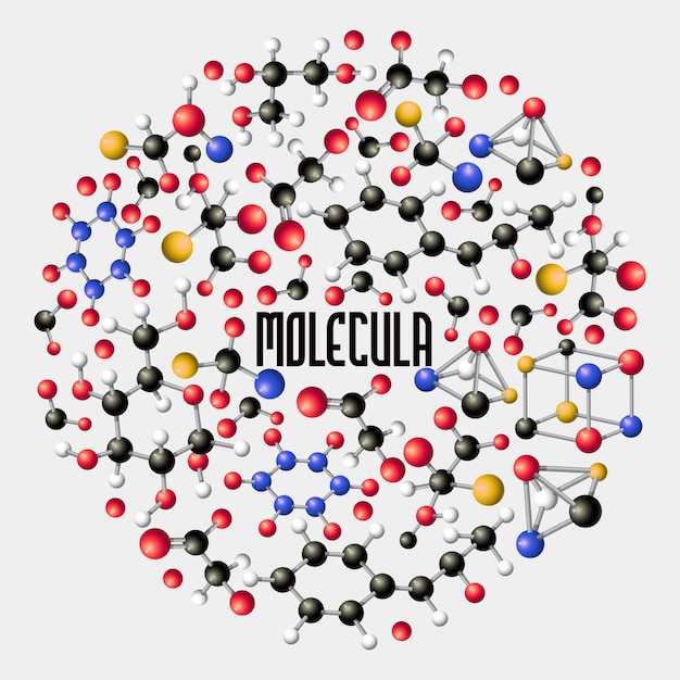 Vetor biologia, medicina científica, composição do conceito de dna pesquisa molecular