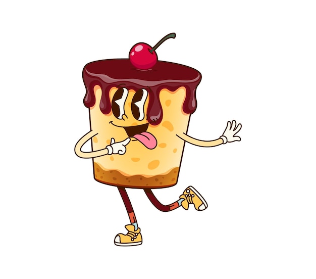 Biscoito vetorial de personagem de desenho animado