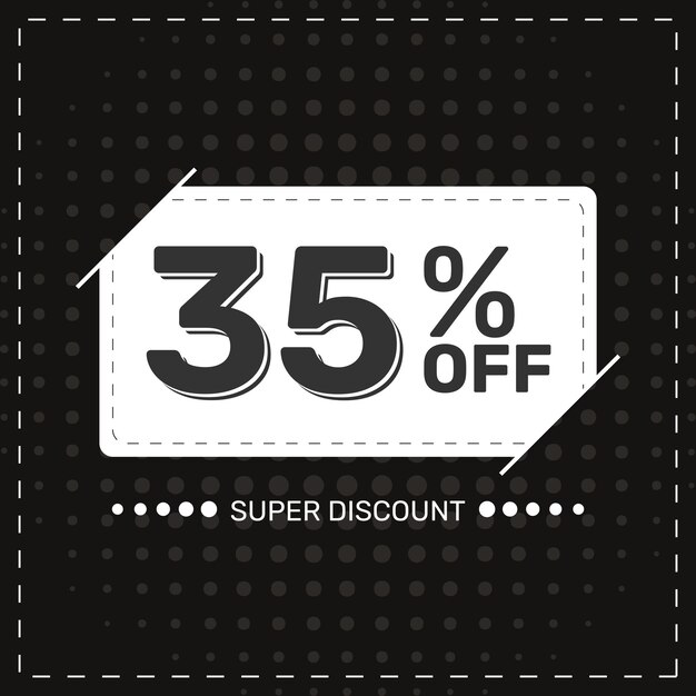 Black friday 35 off super desconto promoção de desconto oferta especial 35 desconto