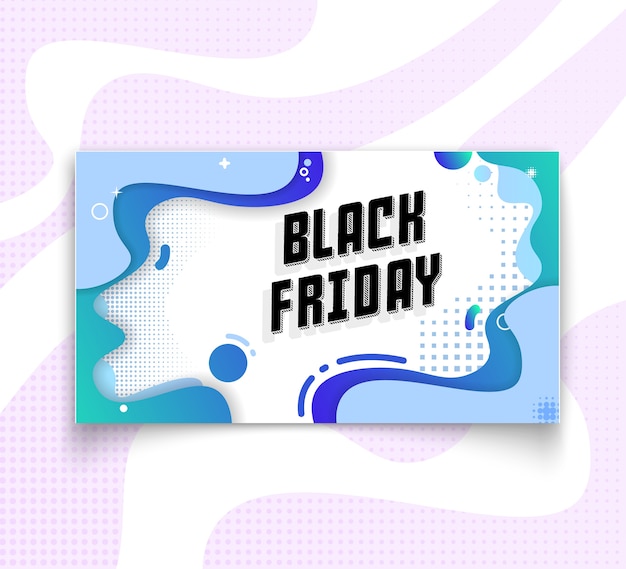 Black Friday - fundo de formas geométricas.