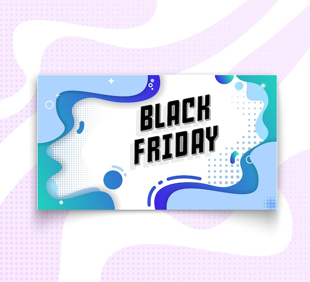 Vetor black friday - fundo de formas geométricas.