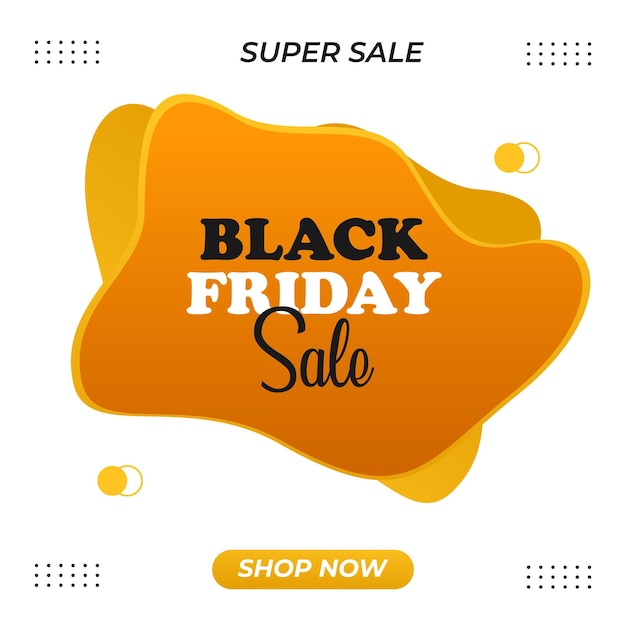 Black friday sale banner design