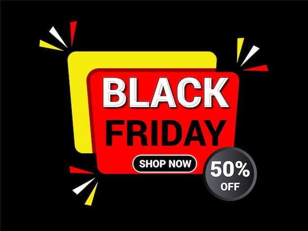 Vetor black friday sale banner inscription design template black friday banner friday big sale (feriado negro) (em inglês)