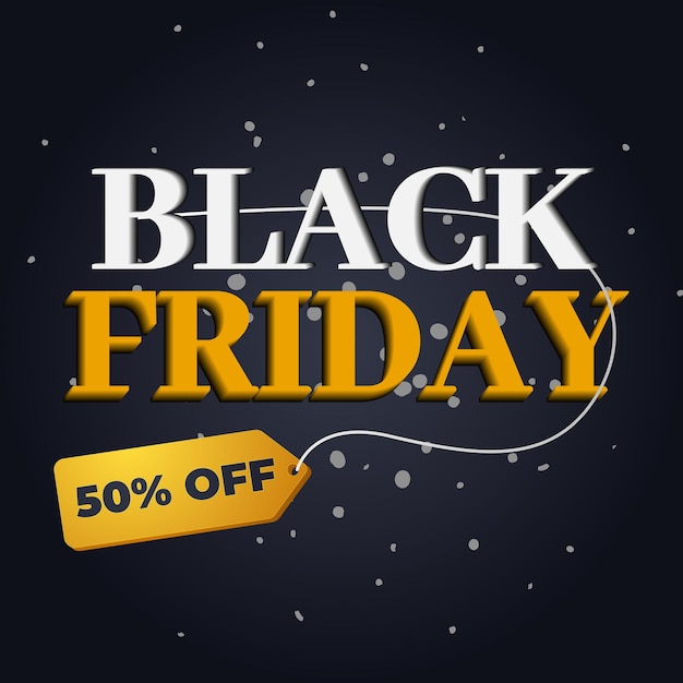 Black friday sale banner.