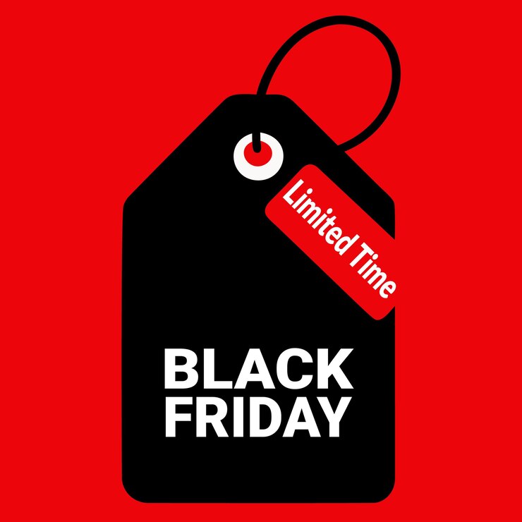 Vetor black friday vector vender tag para ofertas exclusivas