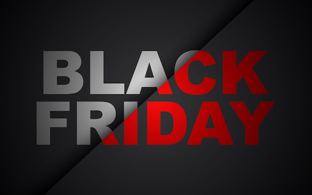 Black Friday venda banner modelo de design ilustração vetorial