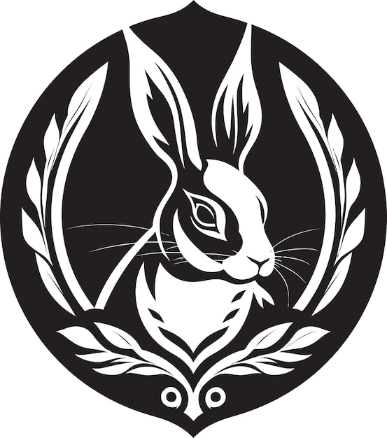 Vetor black hare vector logo um logotipo criativo e exclusivo para sua organização black hare vector logo a