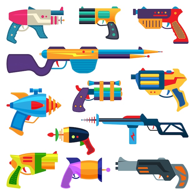 Blaster de brinquedo de arma dos desenhos animados para crianças