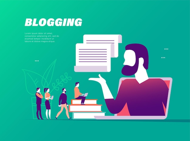 Vetor blogging