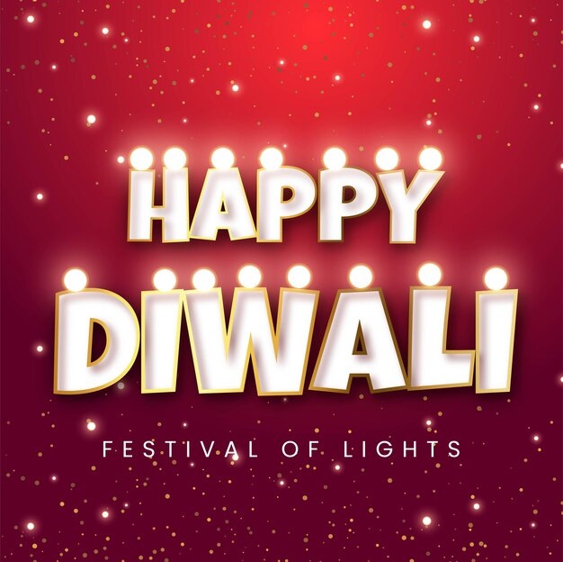 Boas saudações de Diwali