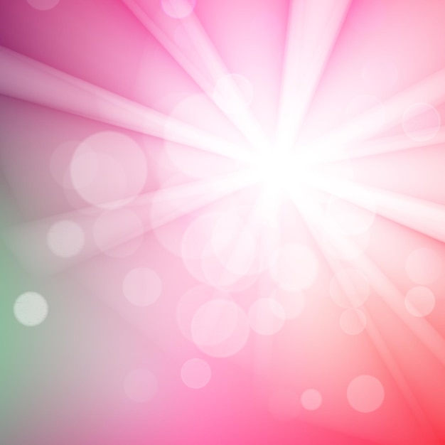 Bokeh abstrato brilha no fundo desfocado