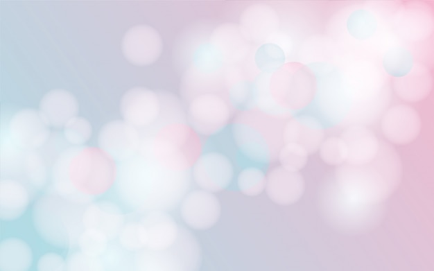 Bokeh abstrato com cores pastel
