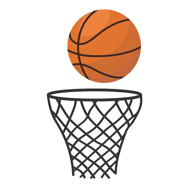 Bola para jogo de basquete. Royalty Free Stock SVG Vector and Clip Art