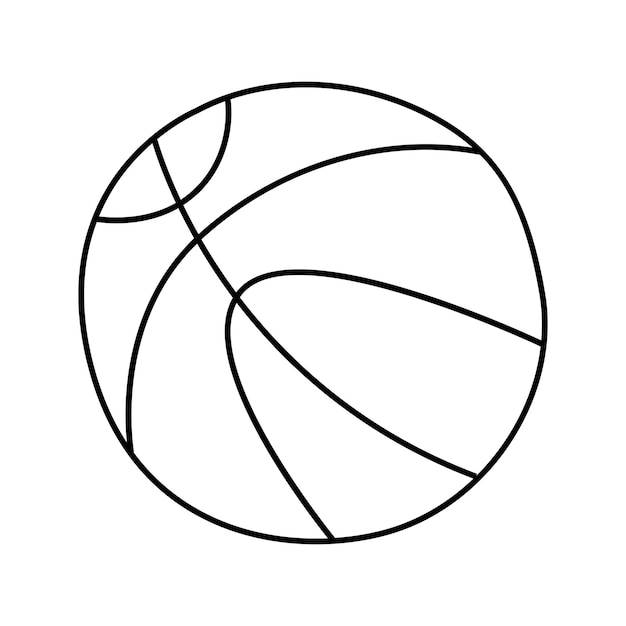 Como desenhar uma bola de basquete 