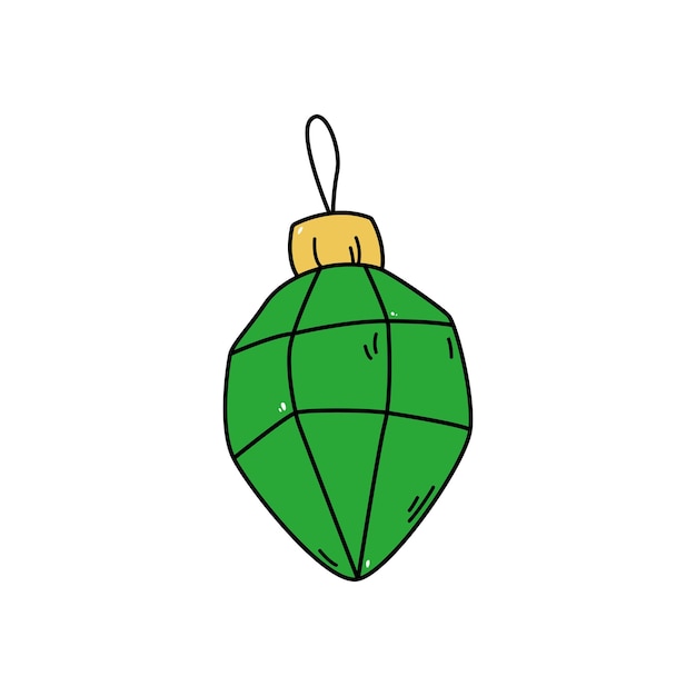 bola de natal verde