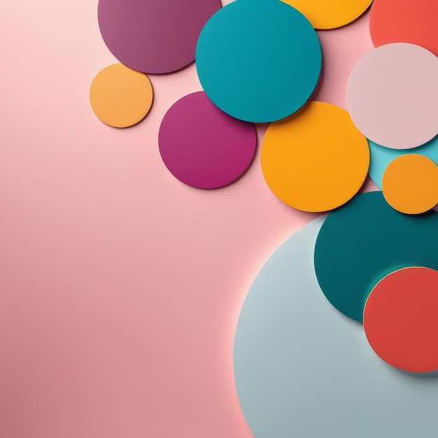 Vetor bolas de papel multicolor render 3d bolas de paper multicolor 3d render abstrato 3d render de