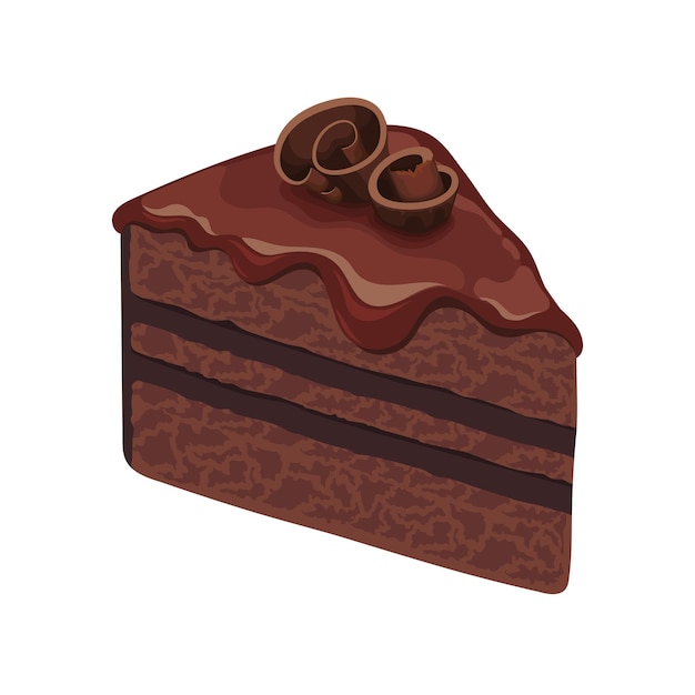 Ícone de desenho animado bolo de chocola, Premium Vector #Freepik  #vector #alimento #aniversari…