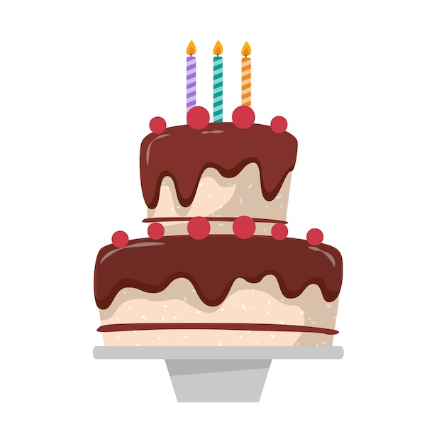 bolo de aniversário de chocolate decadente para ocasiões especiais