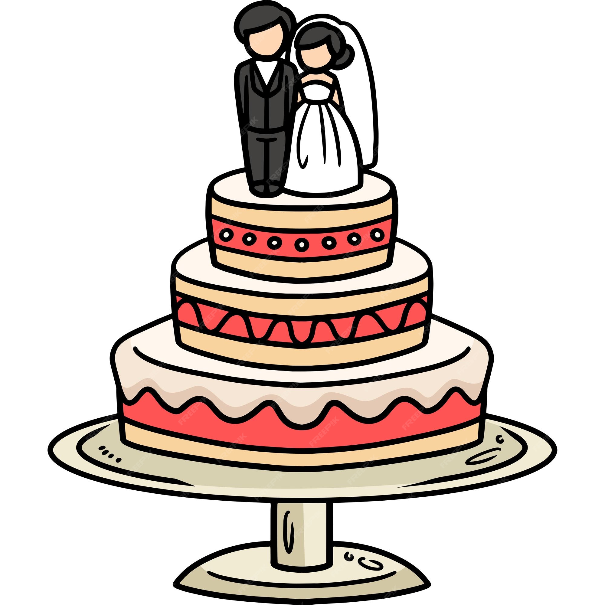 Como desenhar um bolo  Desenho de bolo, Bolo de casamento, Ícone de  casamento