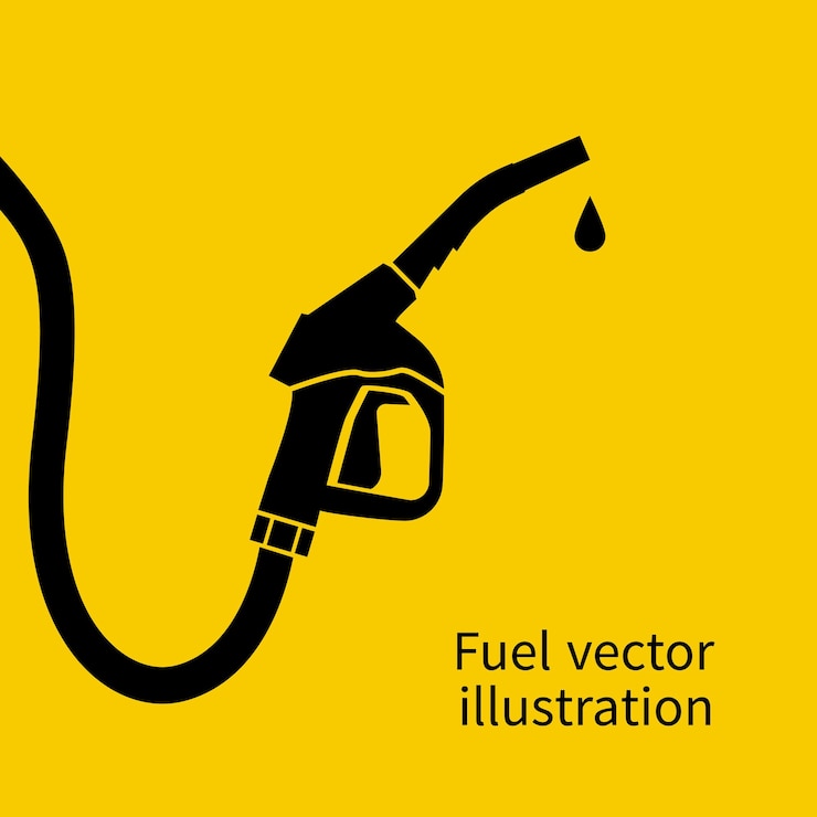 Bomba de combustivel. Sinal de posto de gasolina. Sinal de posto de gasolina. Bocal da bomba de gasolina. Fundo de combustível. Ilustração vetorial. Bomba de gasolina com gota. Ícone da bomba de combustível.