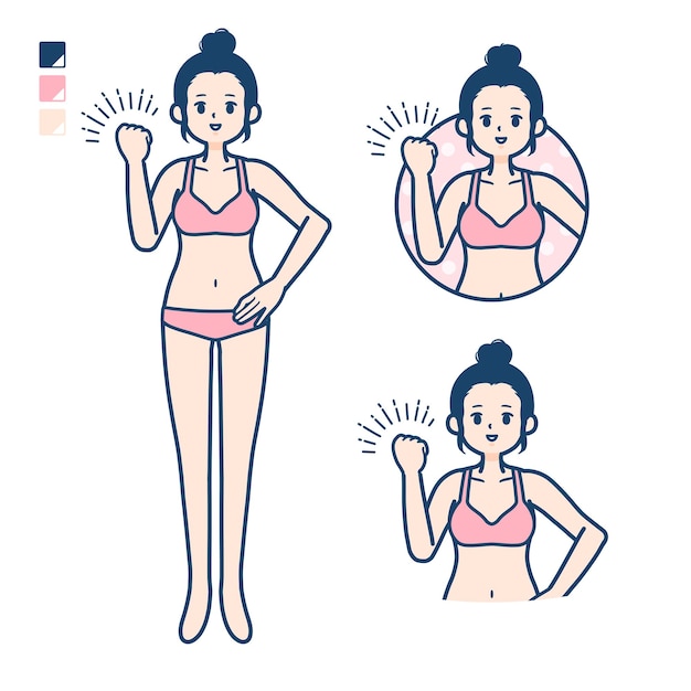 Bomba feminina de cueca simples