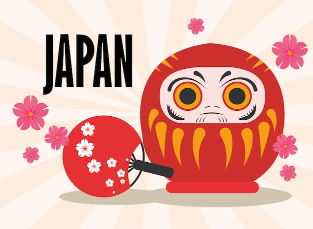 Boneca japonesa daruma