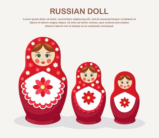 Matryoshka Aninhado Tradicional Da Boneca Do Russo IL Preto E Branco  Ilustração do Vetor - Ilustração de naturalizado, moscou: 113184346